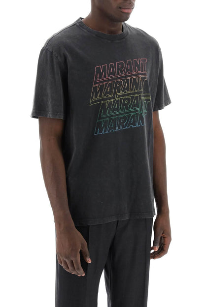 MARANT Hugo faded-effect T-shirt